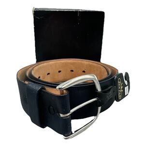 Tex Tan Belt Size 40 Dark Blue New {27}